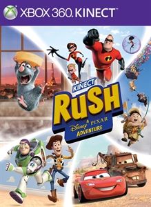 Kinect Rush box art for Xbox 360